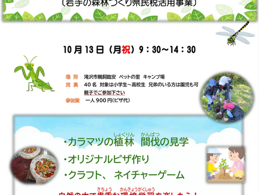 苗木なえぎをうえて森もりをつくろう