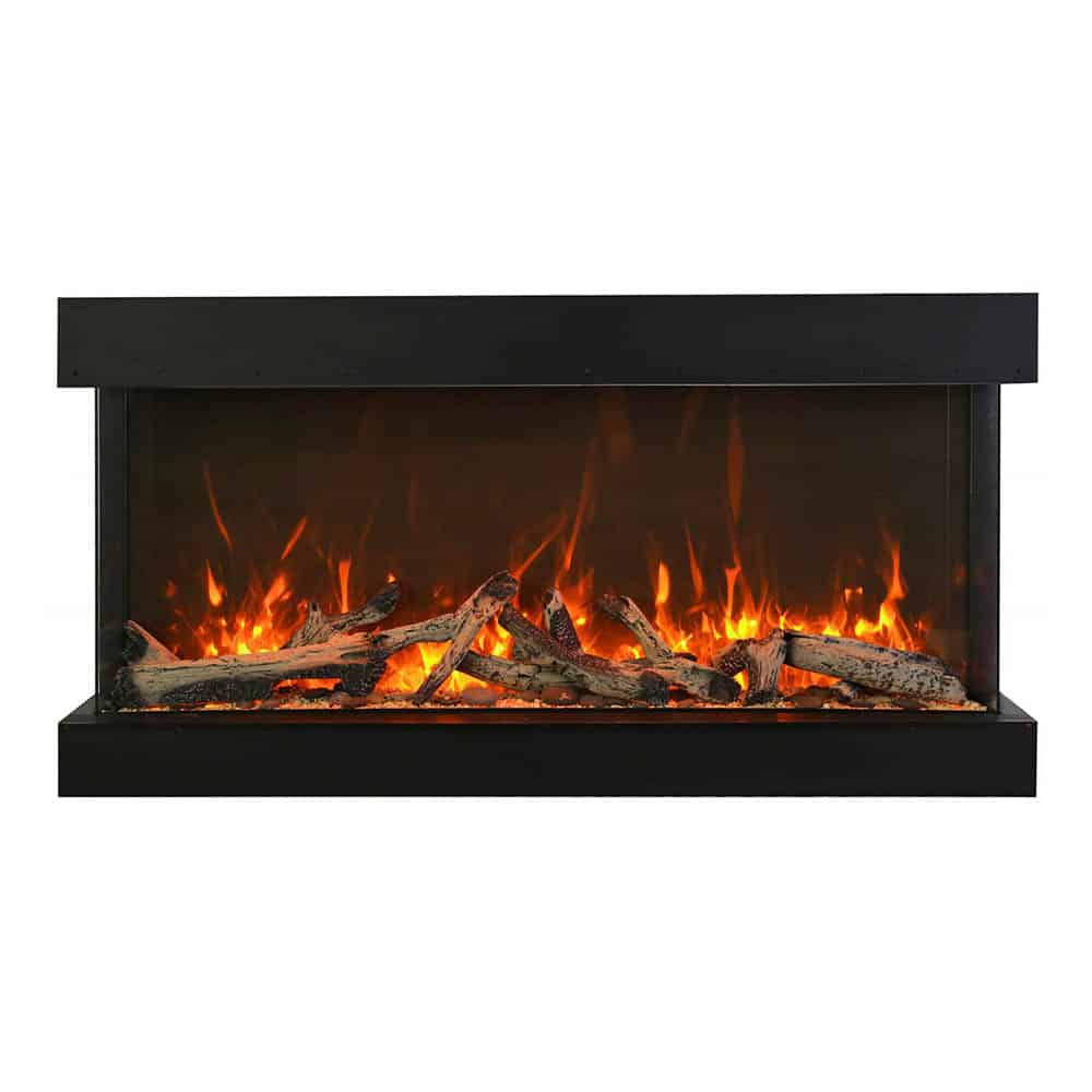 Trv View Extra Tall  - 60" Indoor / Outdoor 3 Sided Electric Fireplace Featuring