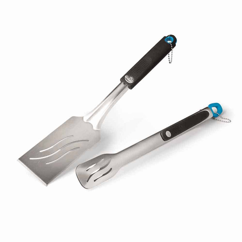 Thumbnail: Stainless Steel 2 Piece Toolset With Soft Touch Handle