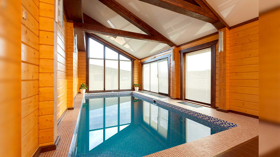 Thumbnail: "Victoria" Modern wooden house with a swimming pool and 5 bedrooms