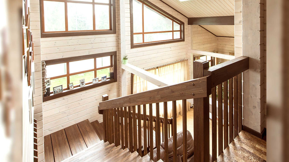 Thumbnail: Modern chalet wooden house with 4 rooms