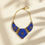 Thumbnail: Lapis Lazuli Nepalese Mosaic Necklace 