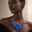 Thumbnail: Lapis Lazuli Nepalese Mosaic Necklace 