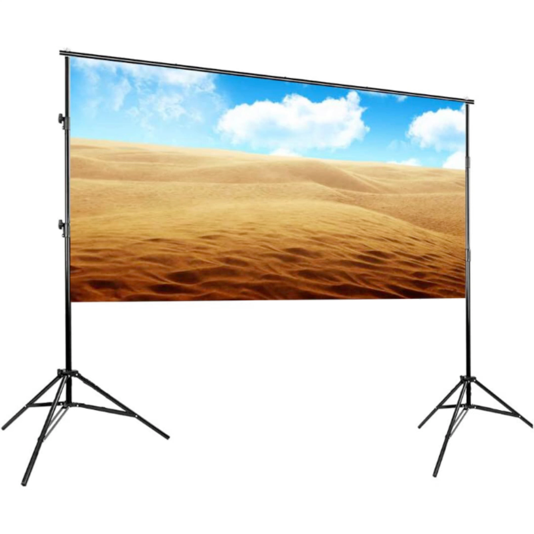 Pantalla de proyección trípode plegable y portátil. (120 pulgadas)