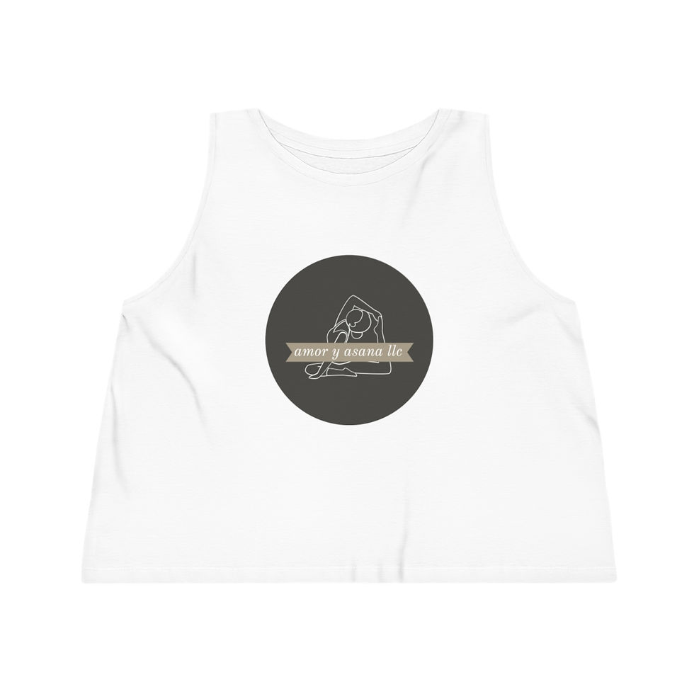 Thumbnail: amor y asana - Cropped Tank