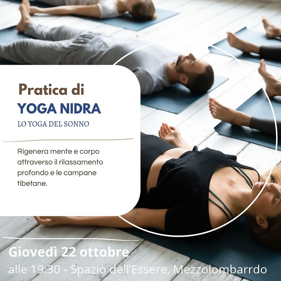 YOGA NIDRA - Lo Yoga del Sonno