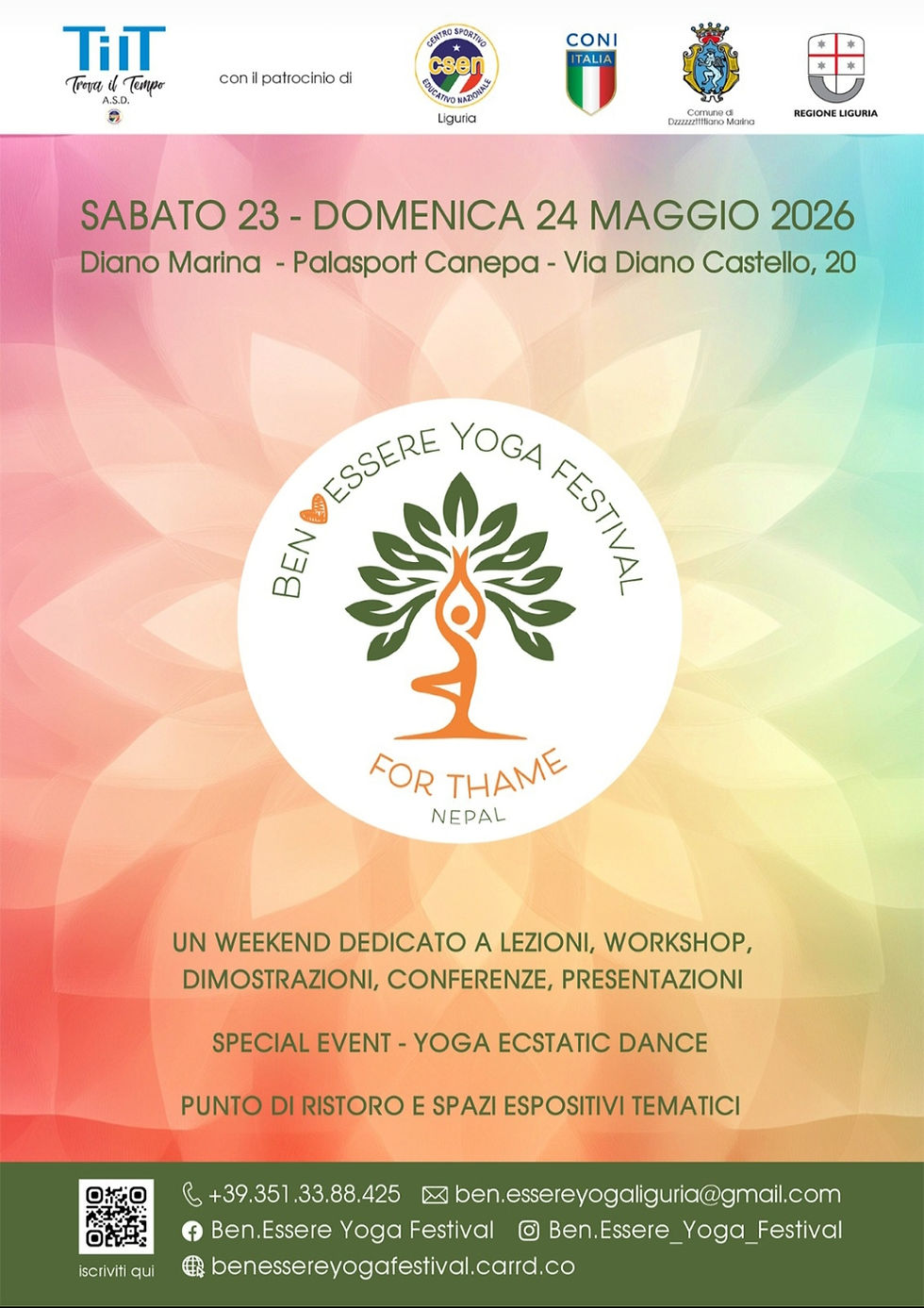 BEN🧡ESSERE YOGA FESTIVAL - for Thame NEPAL