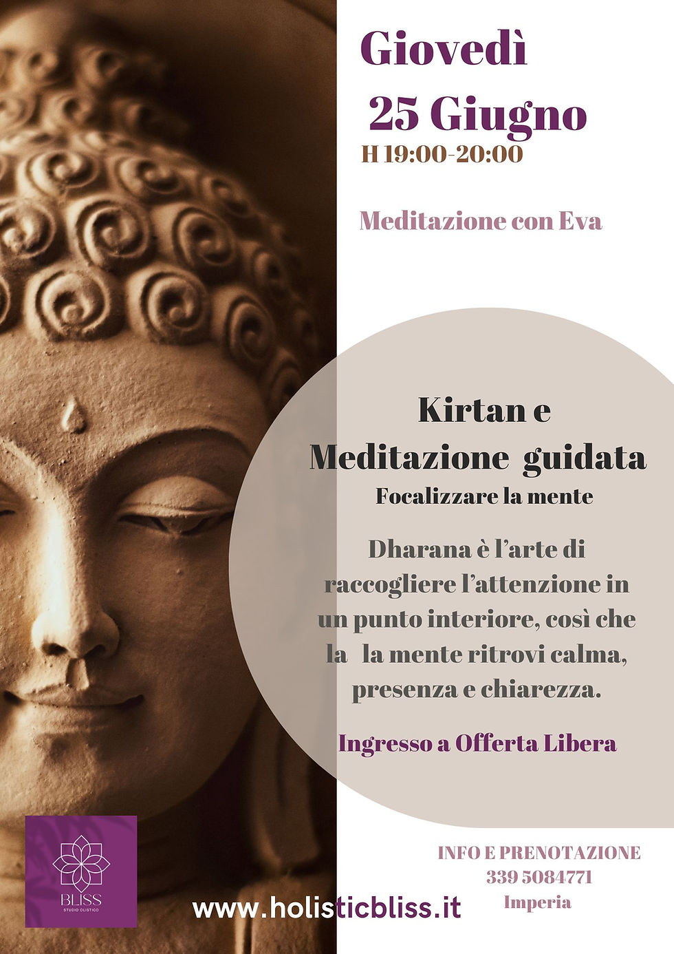 Meditazione Guidata con Kirtan - Focalizzare la mente