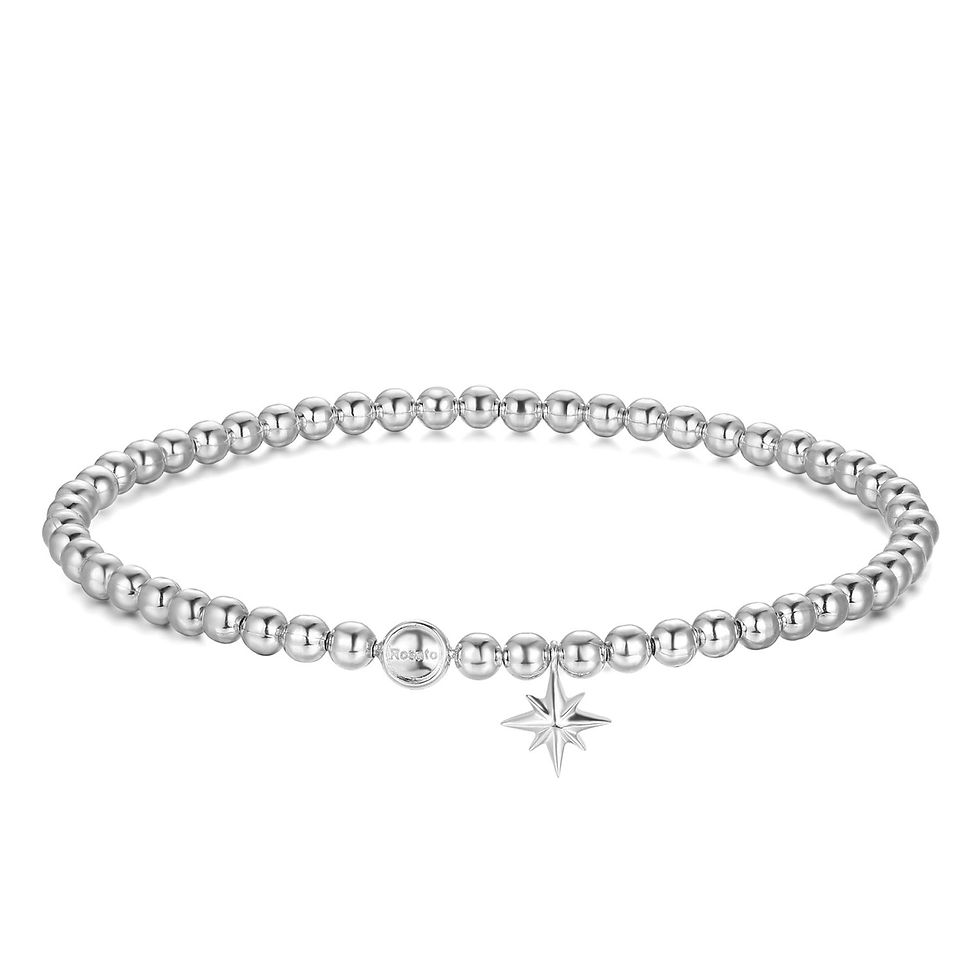 Bracciale Rosato Stella Polare in Argento