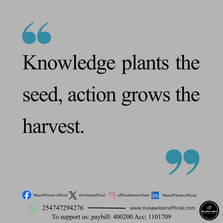 From Knowledge to Harvest: How Small Ideas Can Transform Lives and Land