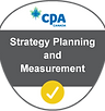 Strategic Planning and Measurement certificate