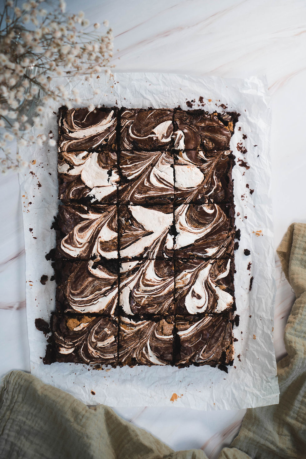 Fluffernutter Brownies