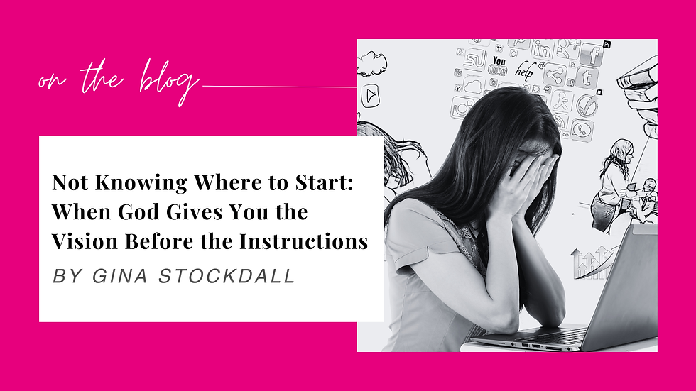 Woman not knowing where to start