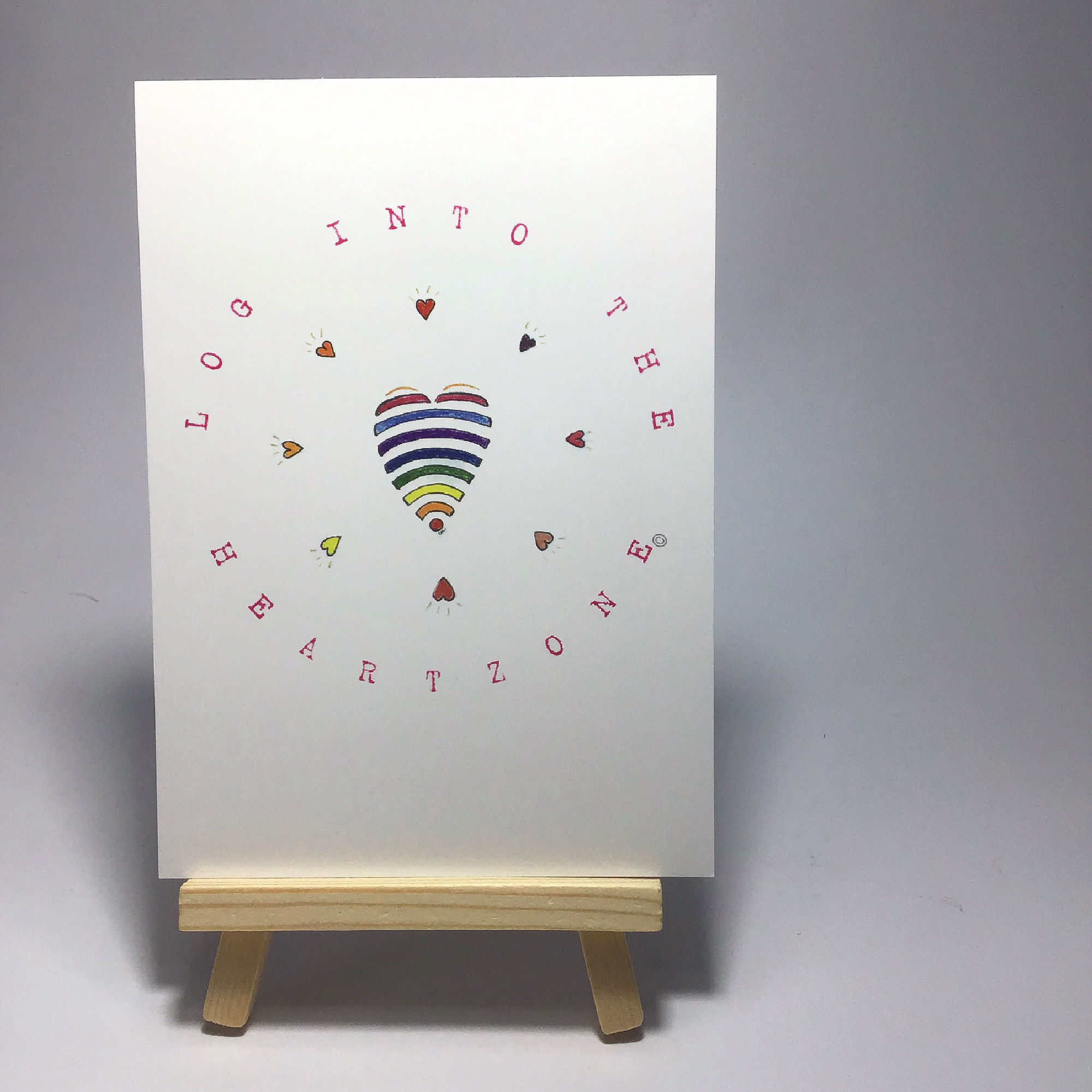 Log into the Heartzone Postcard