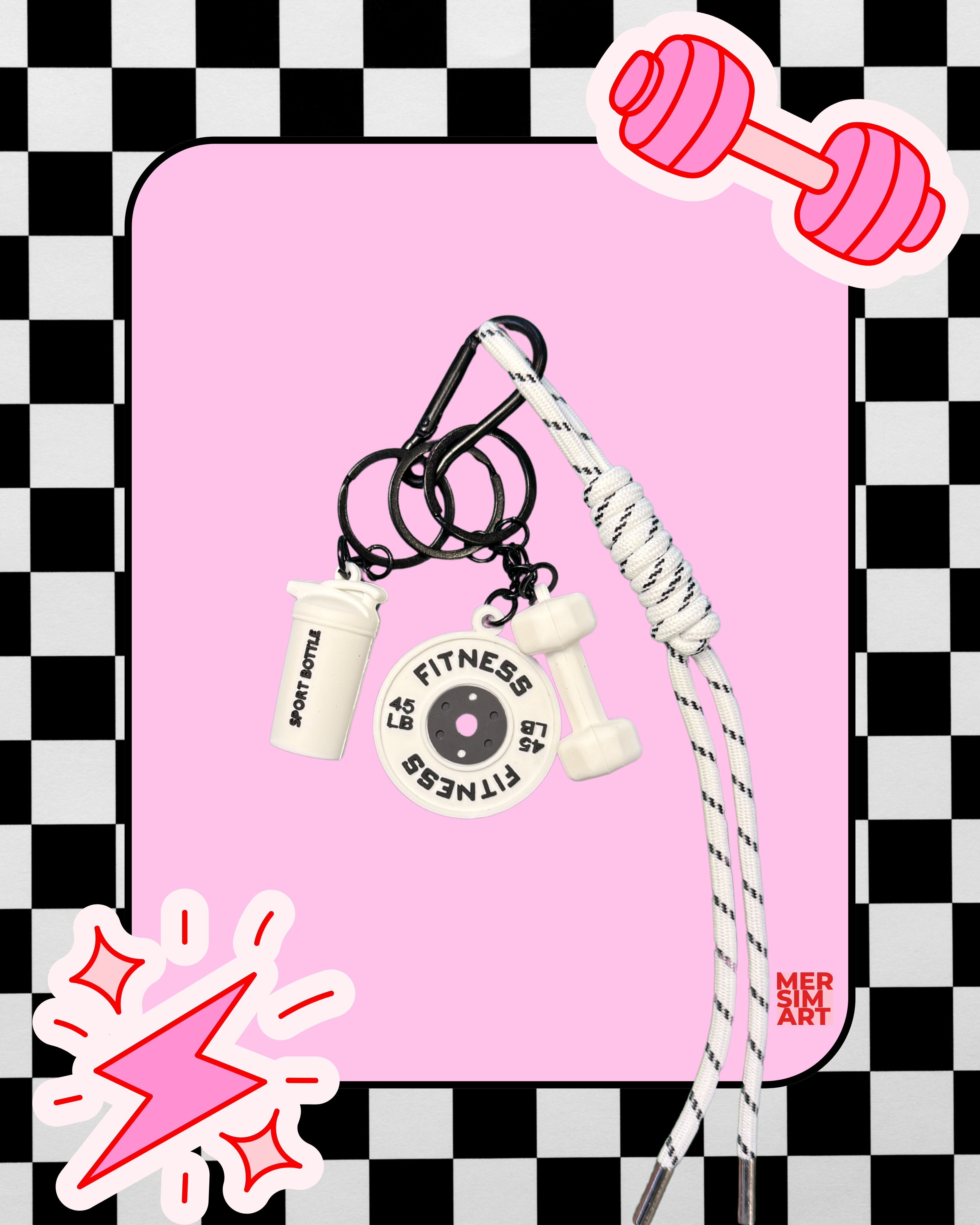 Gym Buddy Charm
