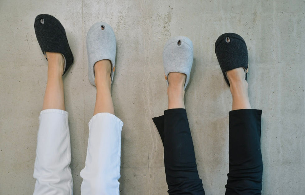 Thumbnail: Keep your feet snug at all times with the Budapest charcoal slippers