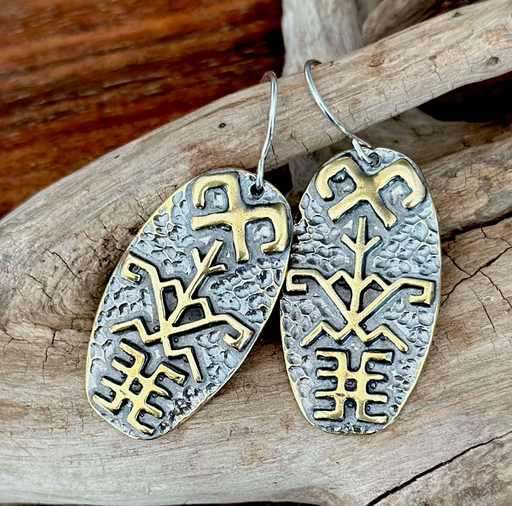 Shop the Baltic Folklore Earrings in bronze from Nord Haus Shop