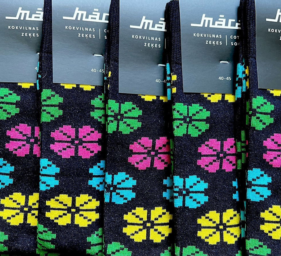 Thumbnail: Poppy Fields Nordic Socks