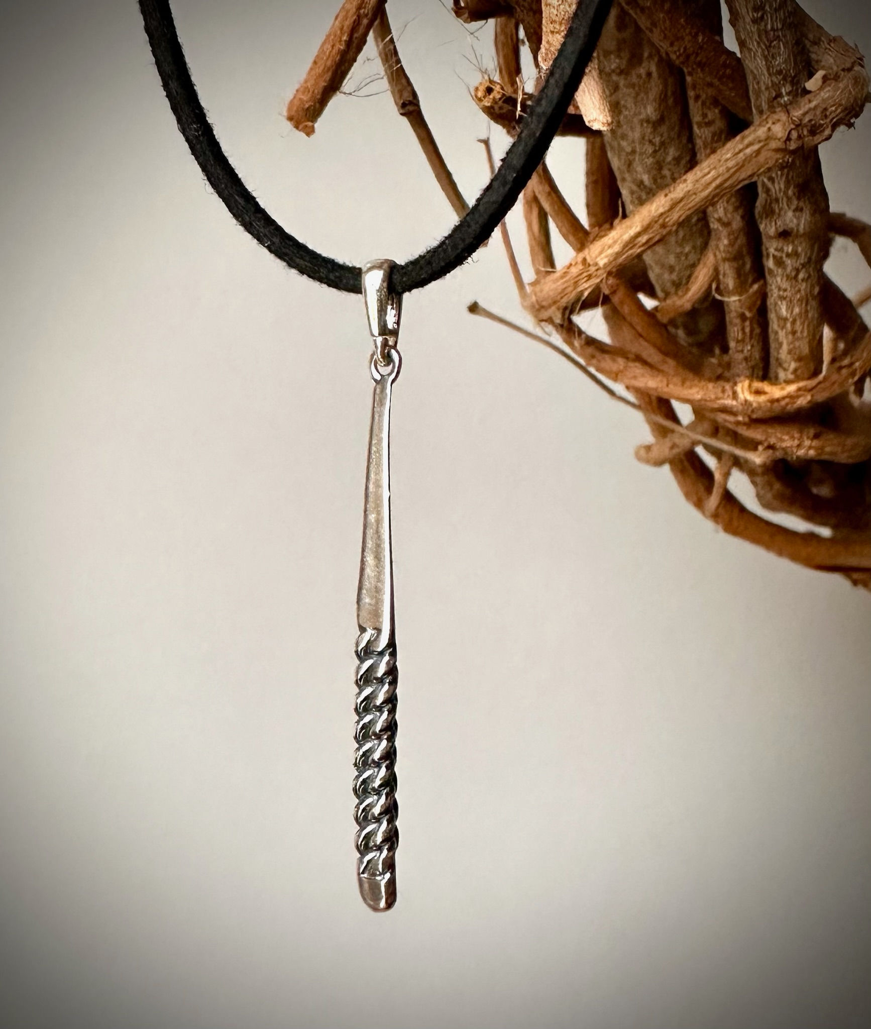 STYLISED NAMEJS Baton Pendant