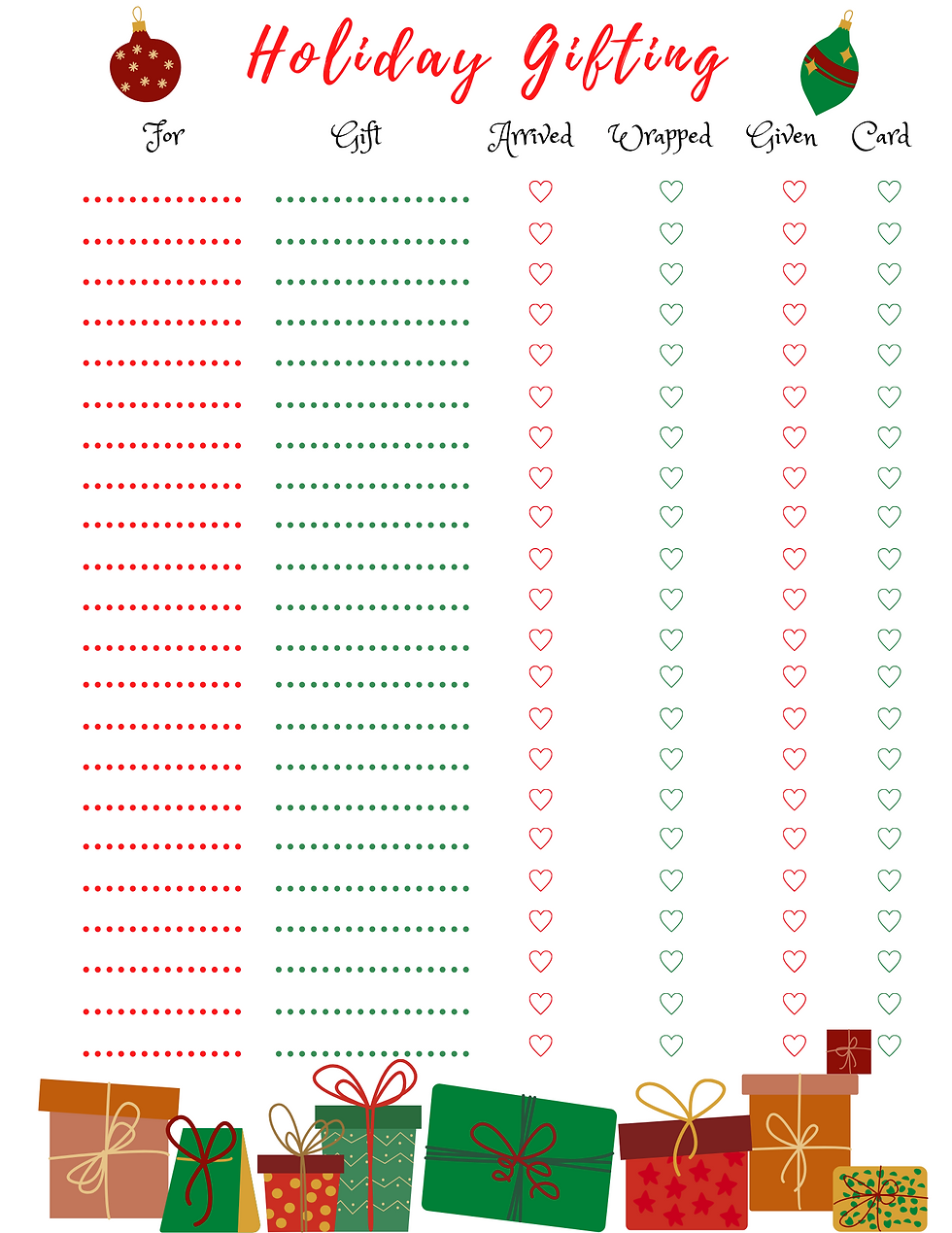 Holiday Gifting Planner