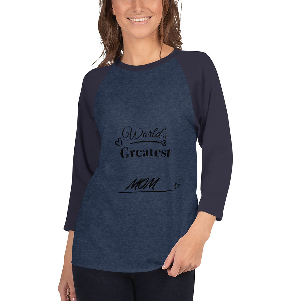 Miniature : 3/4 sleeve raglan shirt