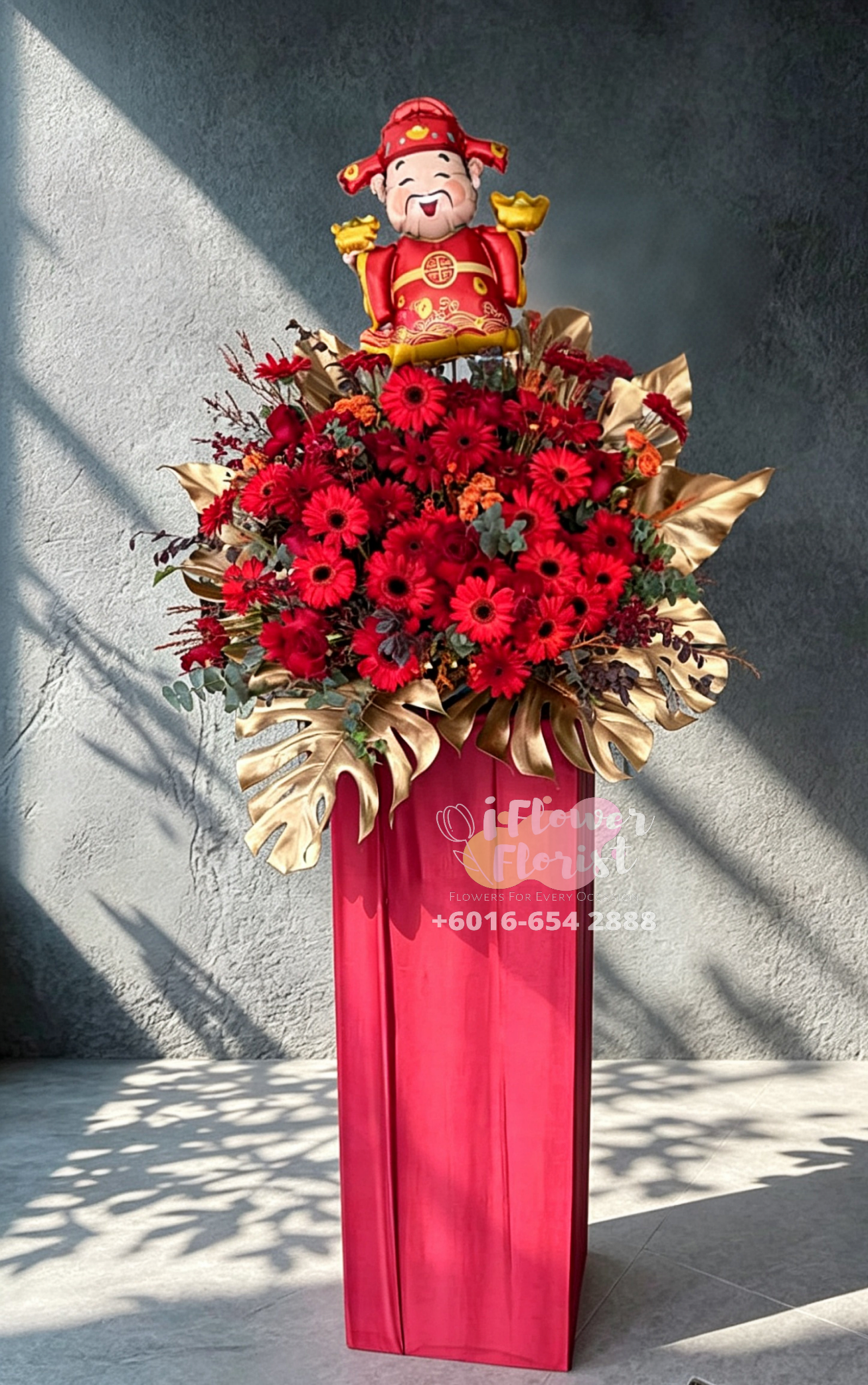OS J8128 Caishen Red-Gold