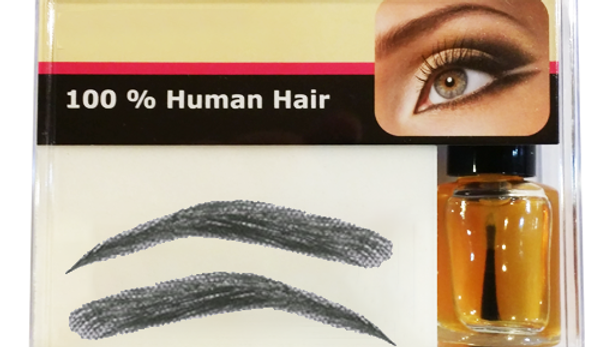 Men's Eyebrow Wig Off Black