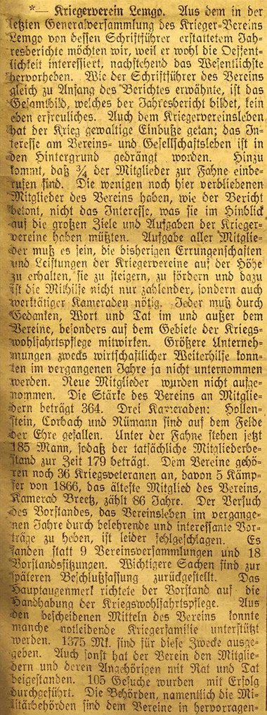 Kriegerverein Lemgo Jahresbericht 1916.jpg