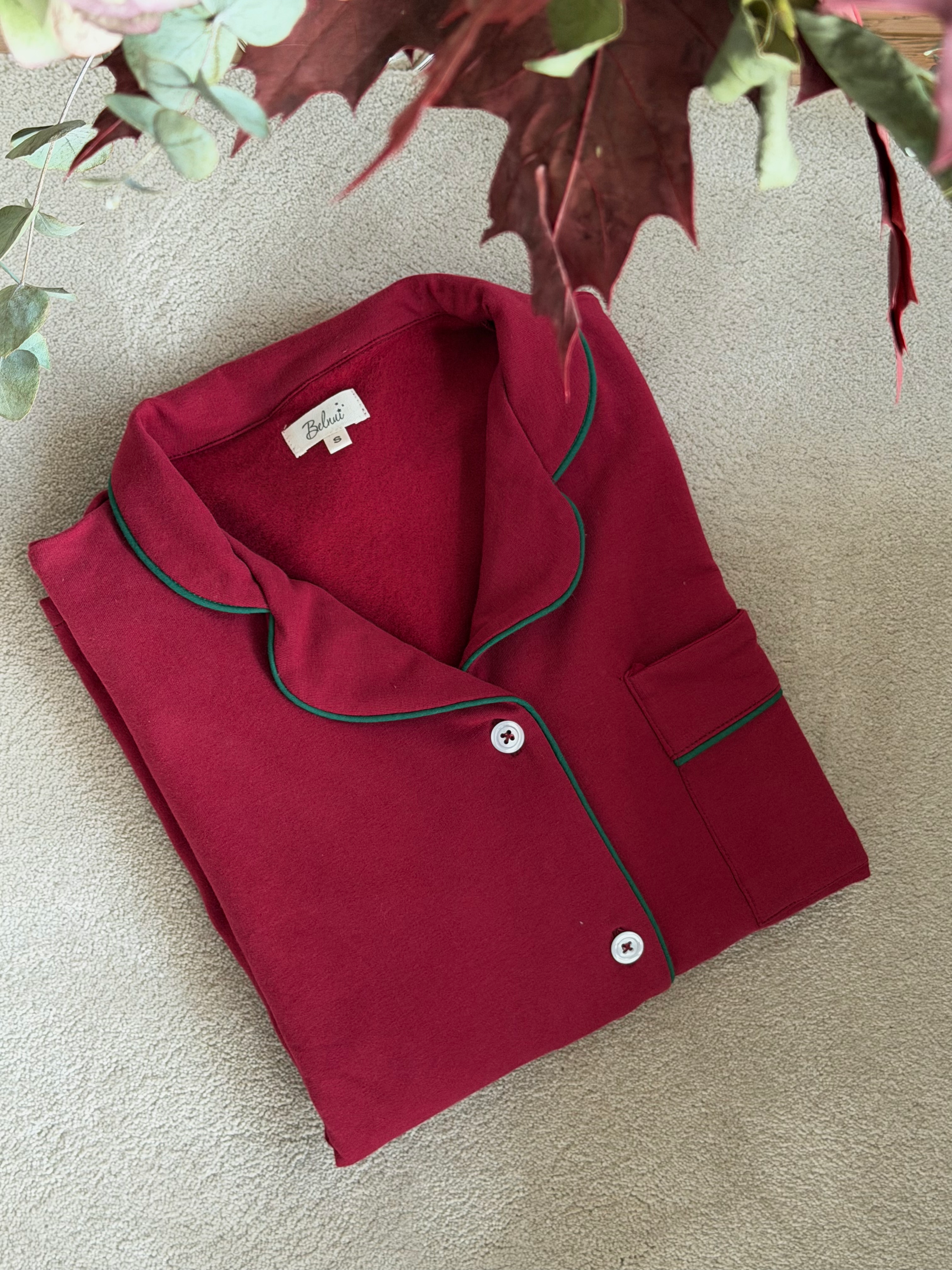 Cloe Teen felpa Burdeos