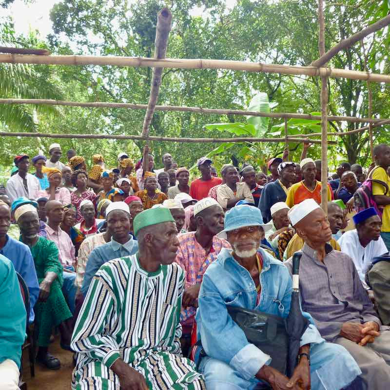 Sunbird Bioenergy’s out-grower meeting in Sierra Leone