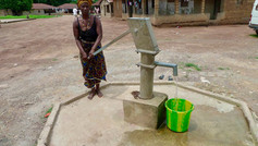 Village Water Pump Supplied by Sunbird