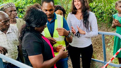 Opening of New Footbridge: Enable Local Village Children to Get to School