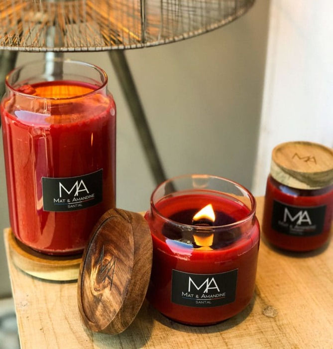 Miniature : Bougie Santal