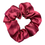 Thumbnail: Burgundy Satin Scrunchies