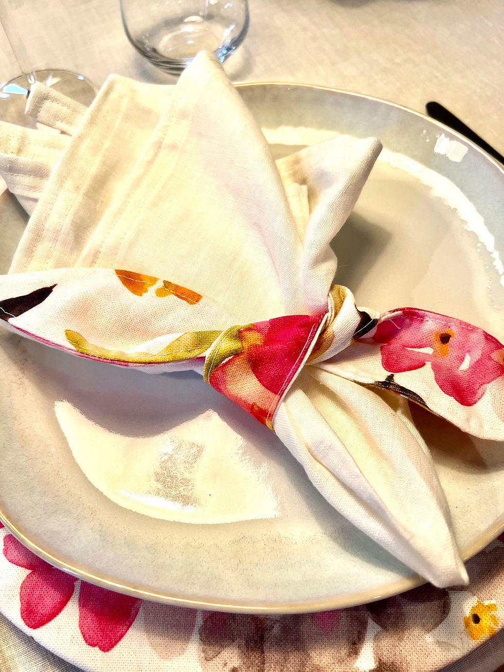 Miniatyrbild: Tygunderlägg, bordsunderlägg, servett, servetter, linneservett, bordsdukning, duka bord, www.madebyasa.com