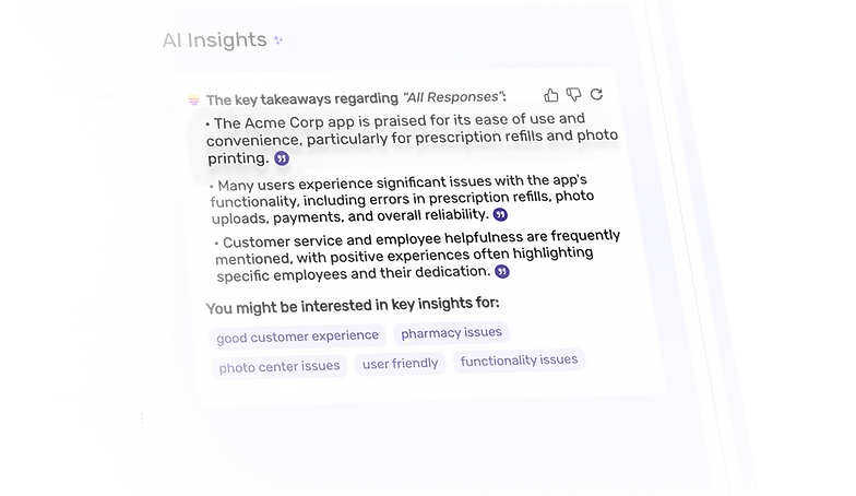 Image of auto-generated AI insights