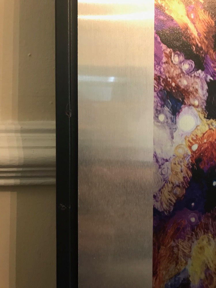 Thumbnail: "Reaching" Oversized Gallery Framed Aluminum Print, 28x52