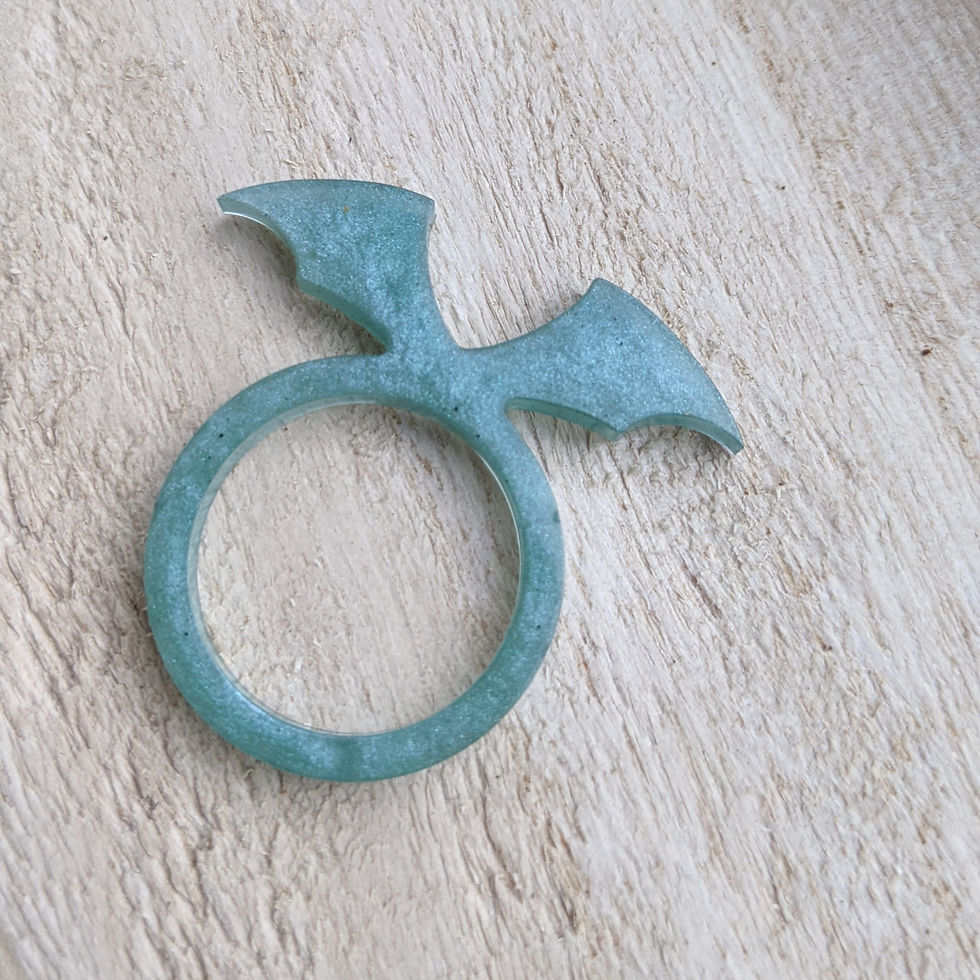 Bague « Morticia »