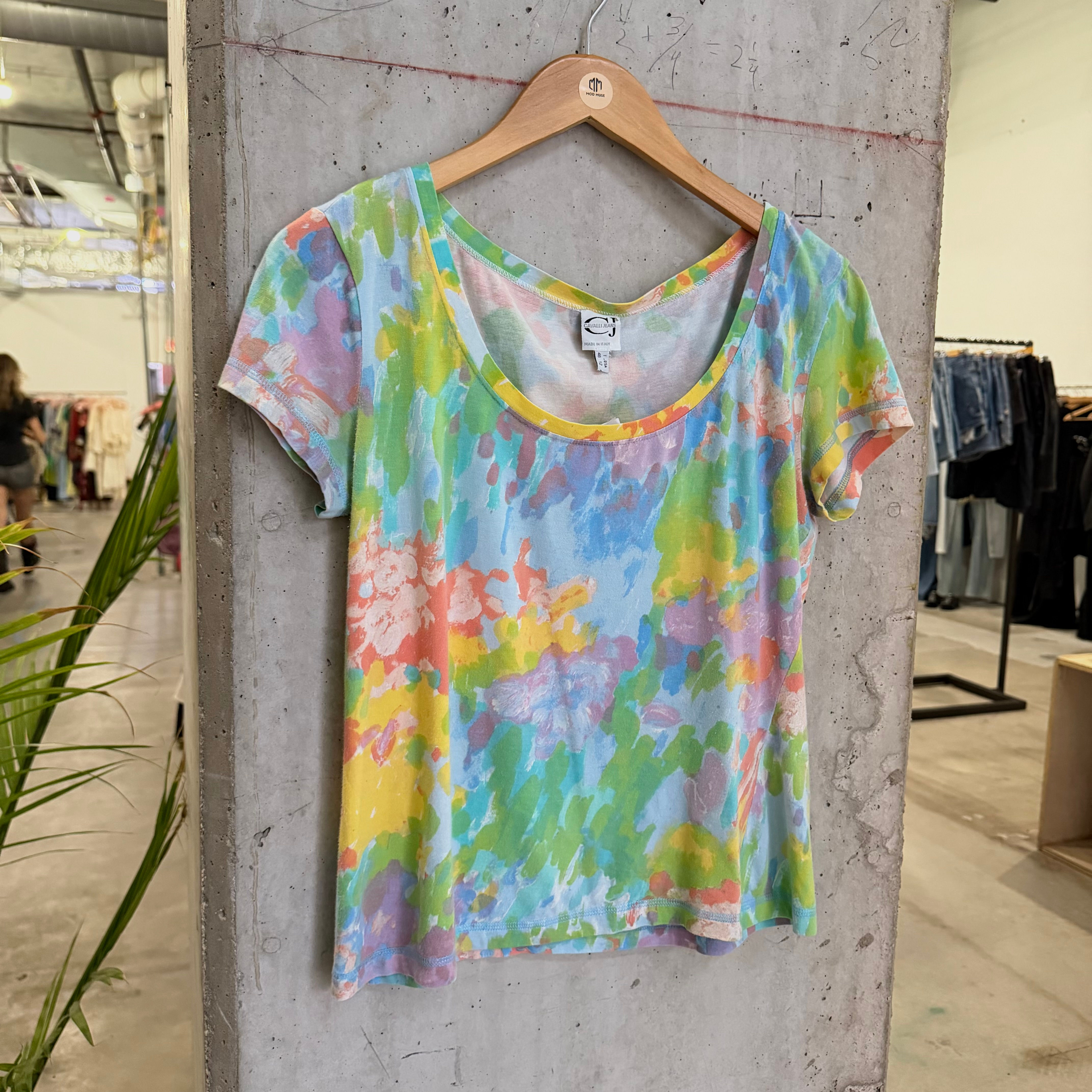 Cavalli Jeans Abstract Shirt