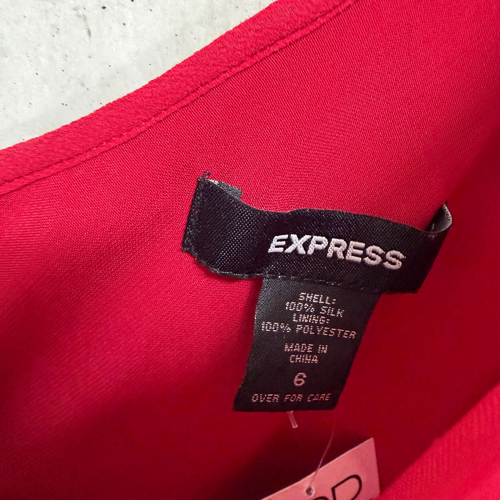 Thumbnail: 100% Silk Y2K Asymmetrical Ruffle Dress