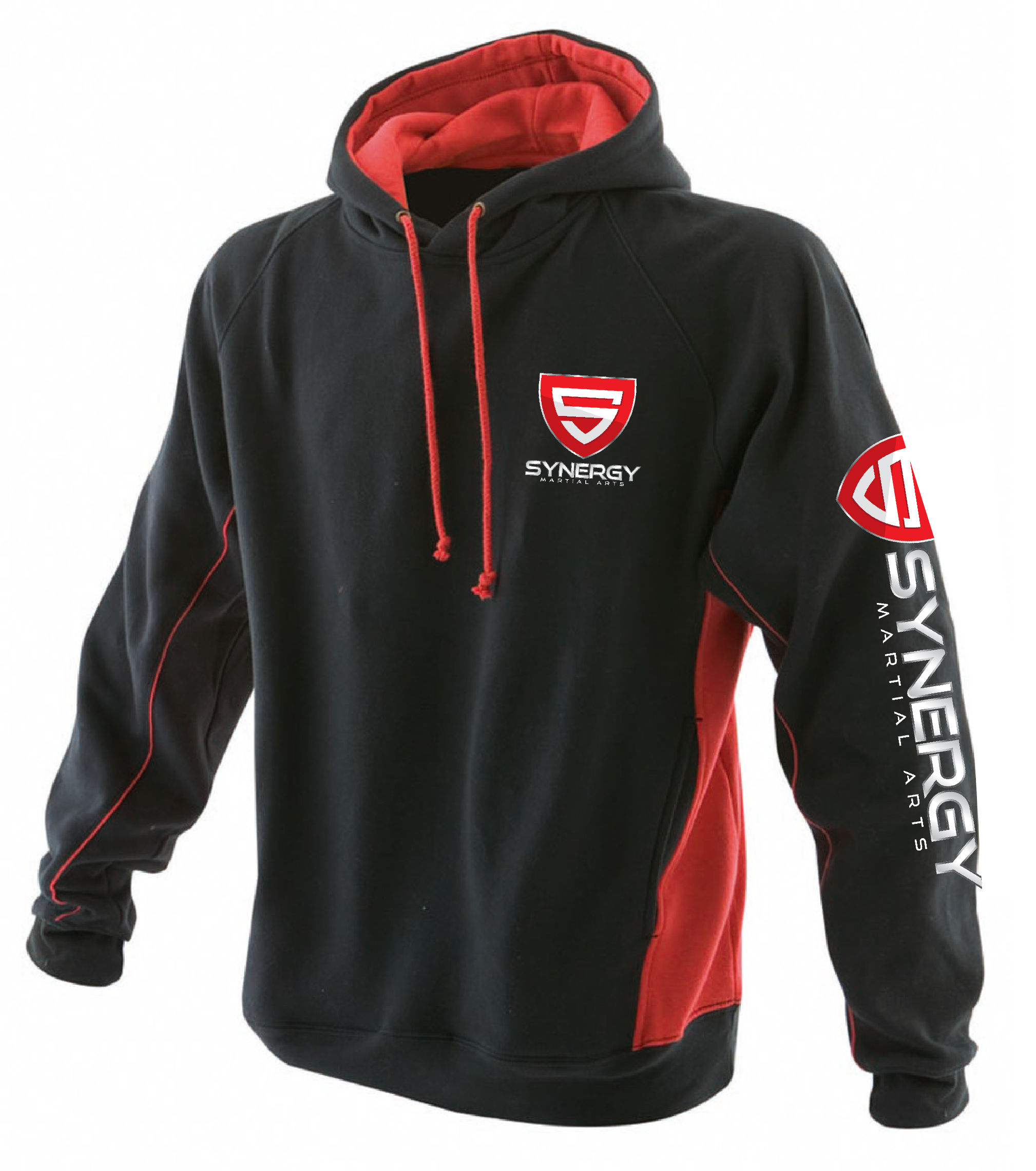 SMA Adult Contrast Hooded Sweatshirt