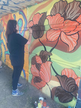 Bristol Women's Mural Collective Paint Jam Summer 2021