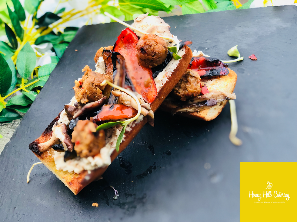 Arranged Food and Objects