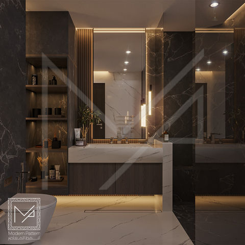 Bathroom design by Modern Patten in Riyadh, Saudi Arabia
