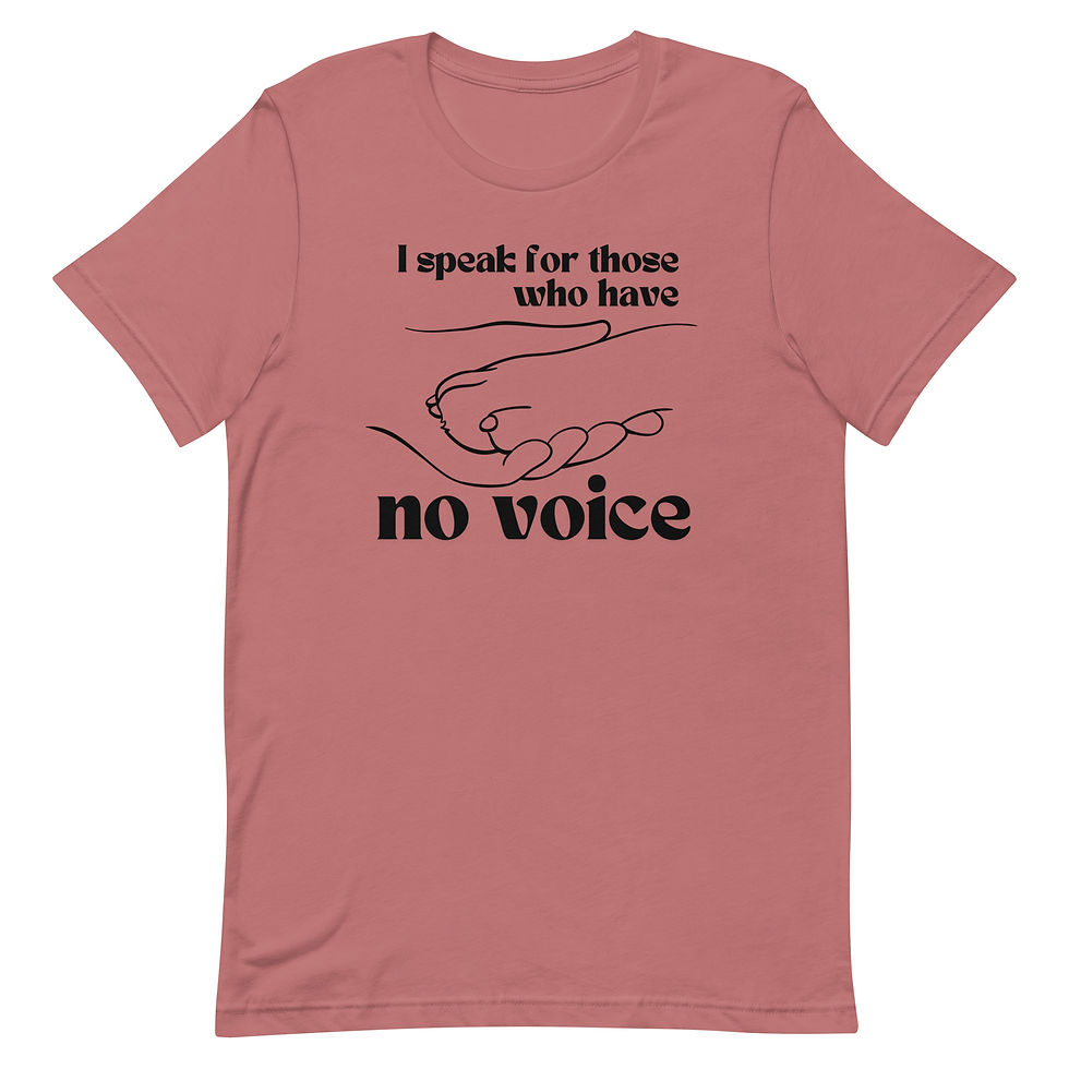Thumbnail: I Speak for Those Unisex TShirt