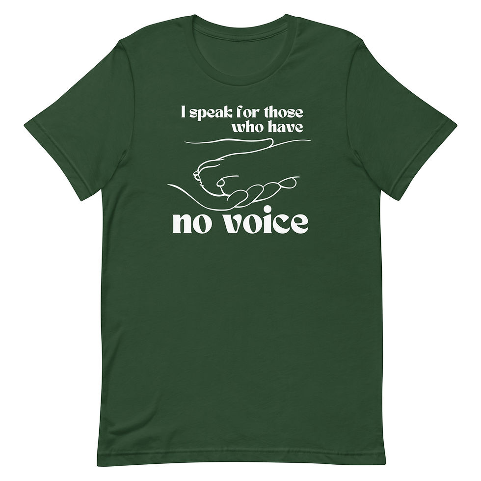 Thumbnail: I Speak for Those Unisex TShirt