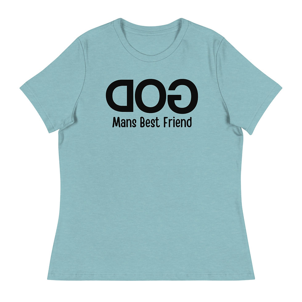 Thumbnail: Dog / God Mans Best Friend Unisex Tshirt