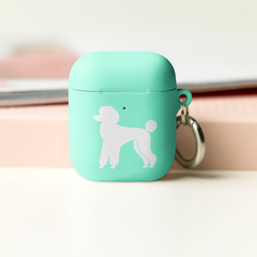 Thumbnail: Poodle Silhouette AirPods case