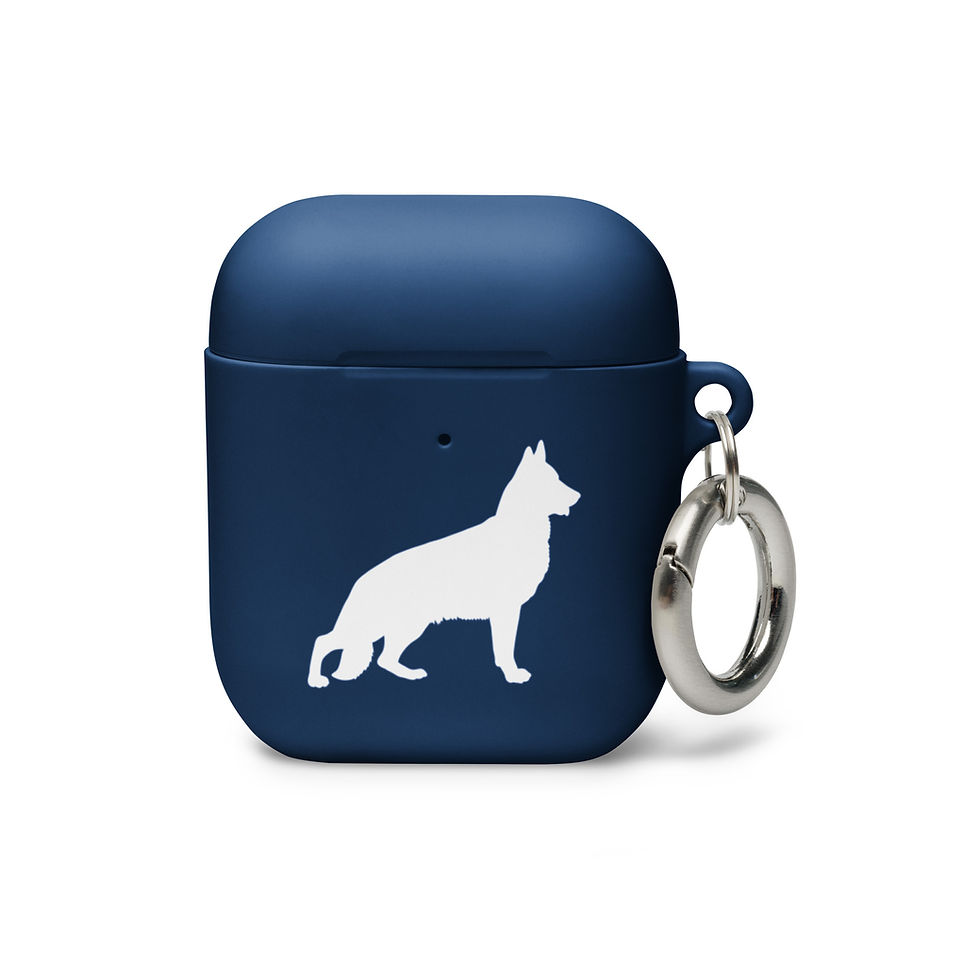 Thumbnail: German Shepherd Silhouette AirPods case