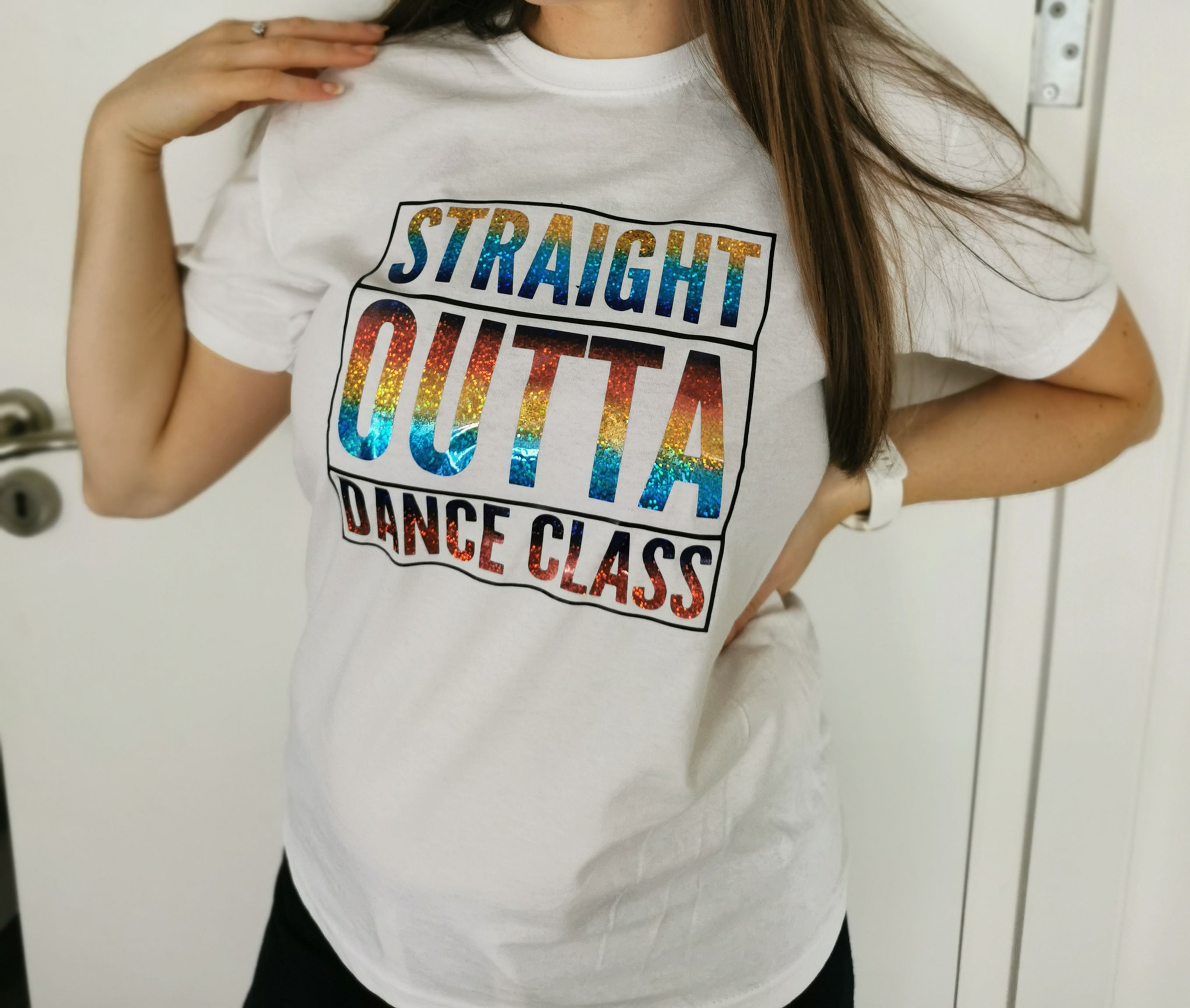 'Straight outta dance class' tops